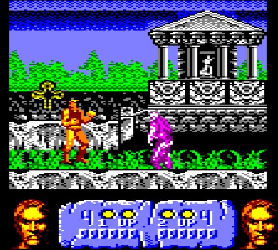 Altered Beast - Amstrad CPC game screenshot (1989) by Activision